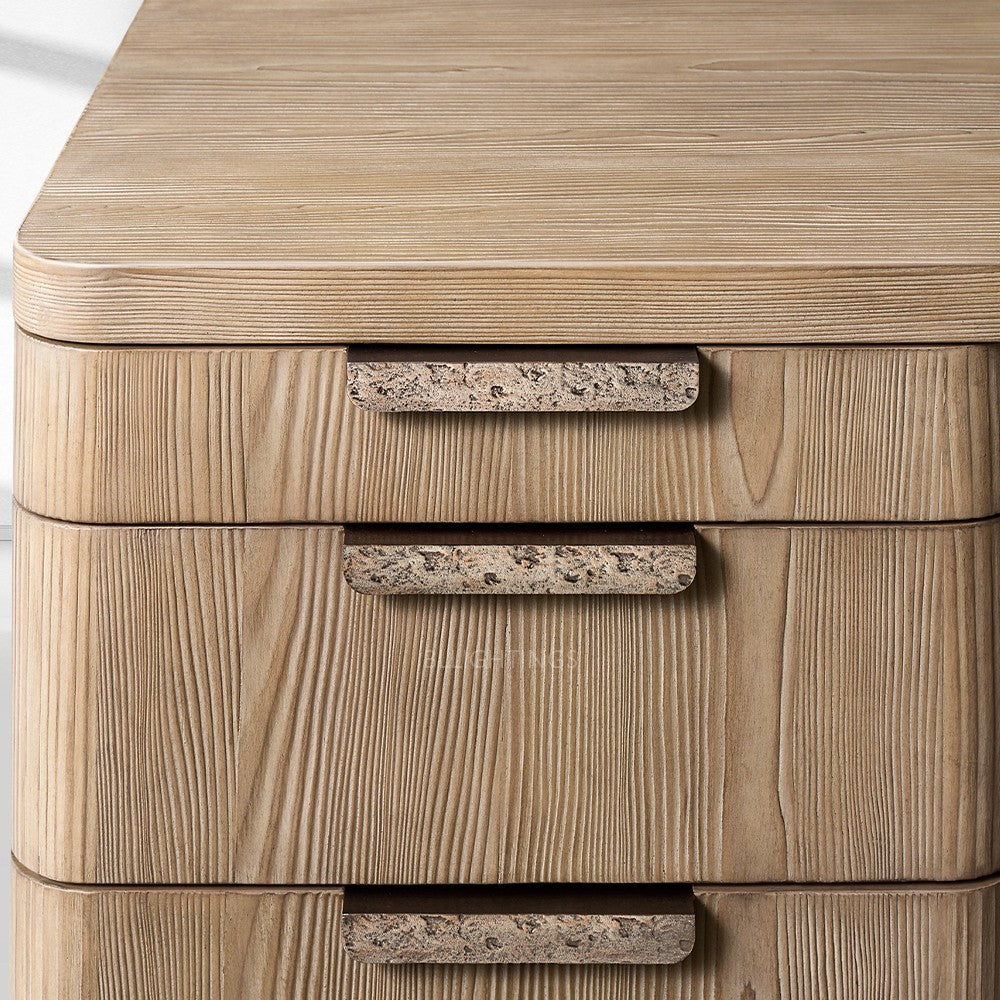 Cira Solid Wood Desk-Fullstarlighting