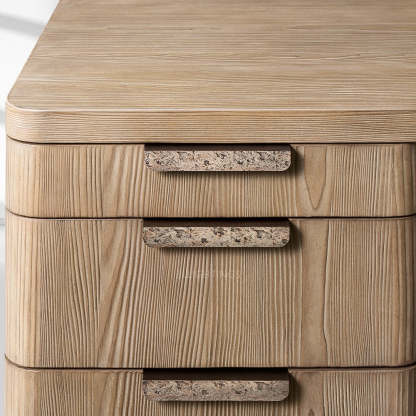 Cira Solid Wood Desk-Fullstarlighting