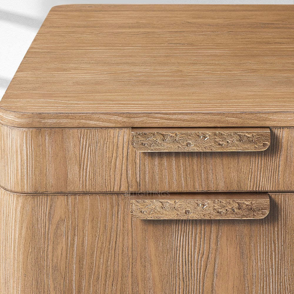 Cira Solid Wood Desk-Fullstarlighting