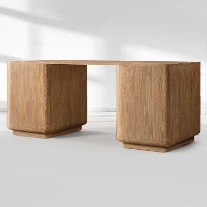 Cira Solid Wood Desk-Fullstarlighting