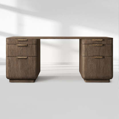 Cira Solid Wood Desk-Fullstarlighting