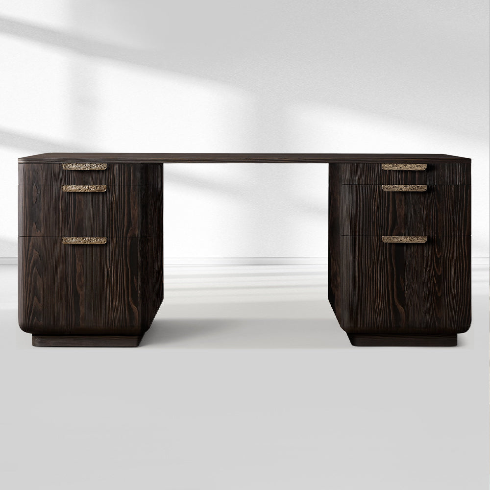 Cira Solid Wood Desk-Fullstarlighting