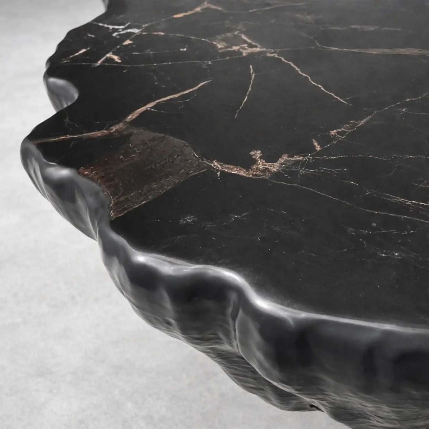 Clayhill Irregular Shape Coffee Table Petrified Wood Cocktail Table