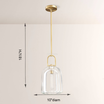 Bony Cloche Pendant-Fullstarlighting
