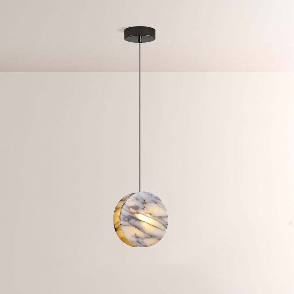 Collins Disc-Shaped Marble Pendant - FL-cdsmp-01