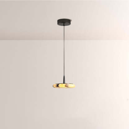 Collins Low-Profile Marble-Effect Linear Pendant(1/2/3-Head)-Fullstarlighting