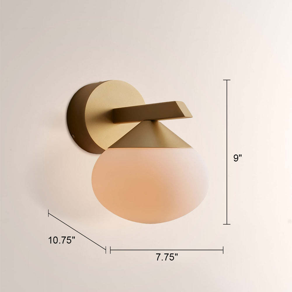 Cosmo Geometric Globe Wall Sconce-Fullstarlighting