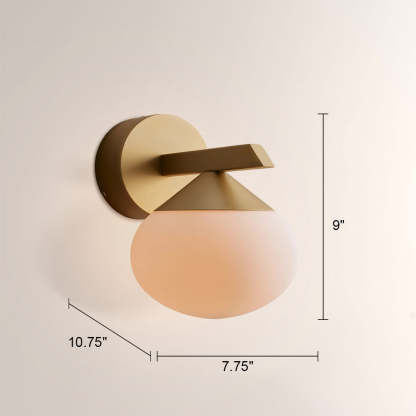 Cosmo Geometric Globe Wall Sconce-Fullstarlighting
