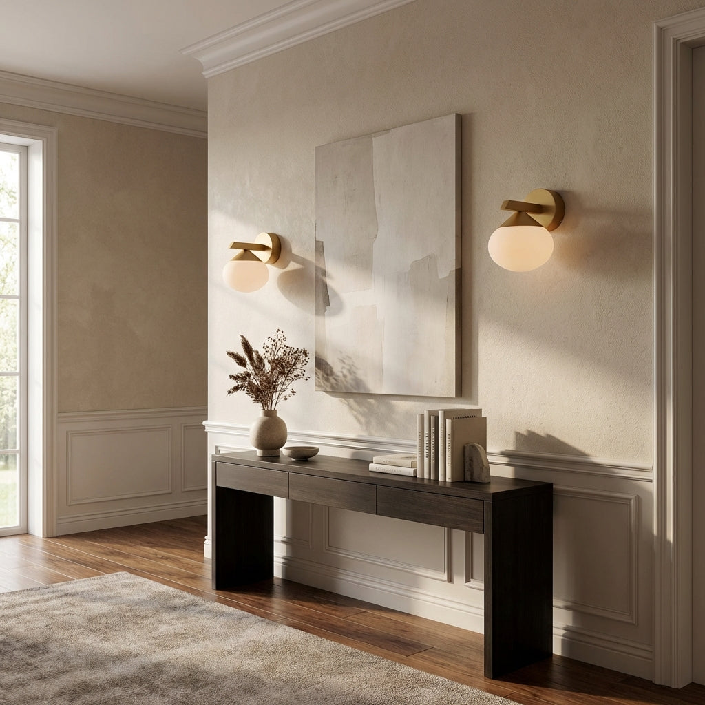 Cosmo Geometric Globe Wall Sconce-Fullstarlighting