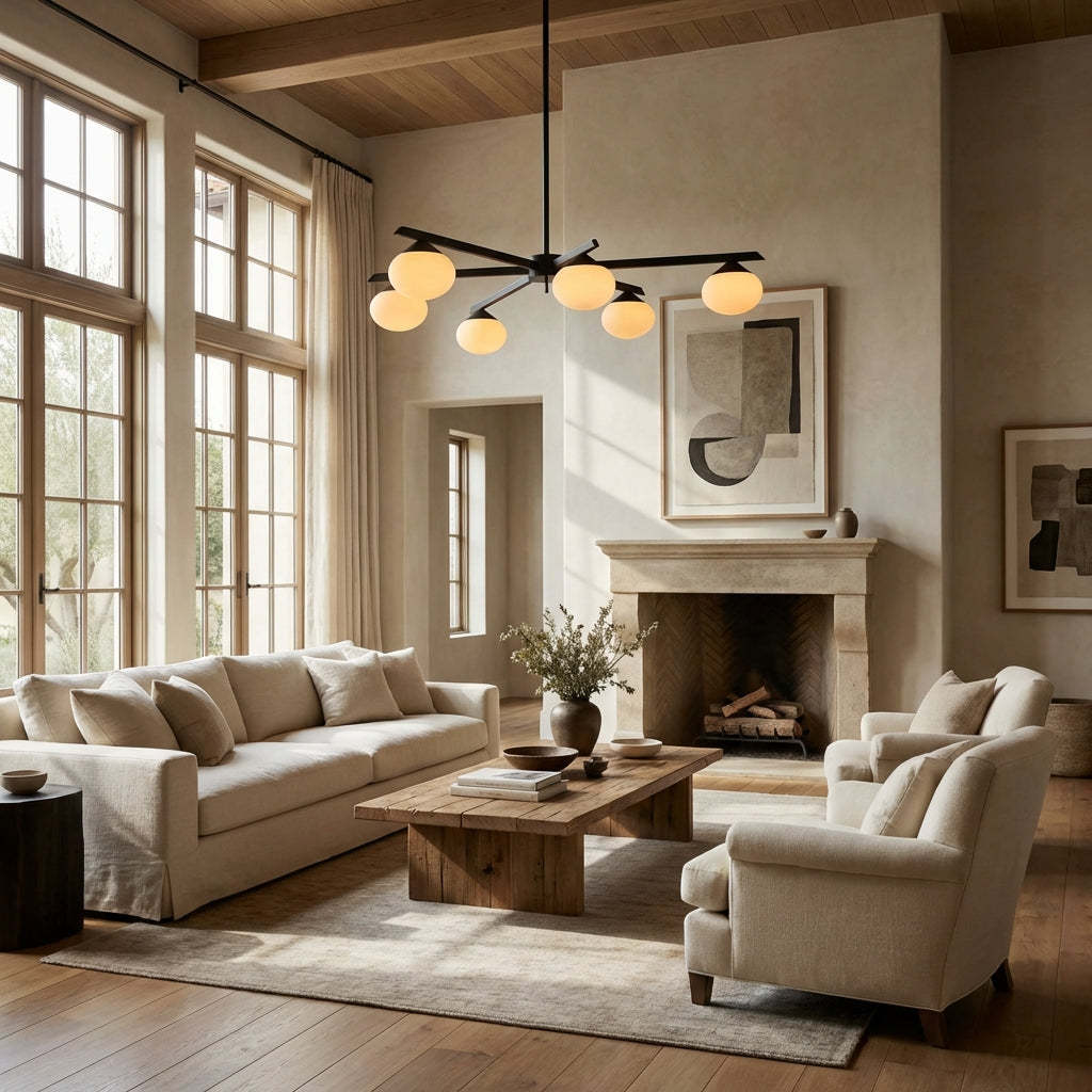 Cosmo Round Chandelier-Fullstarlighting