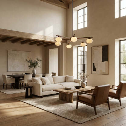 Cosmo Round Chandelier-Fullstarlighting