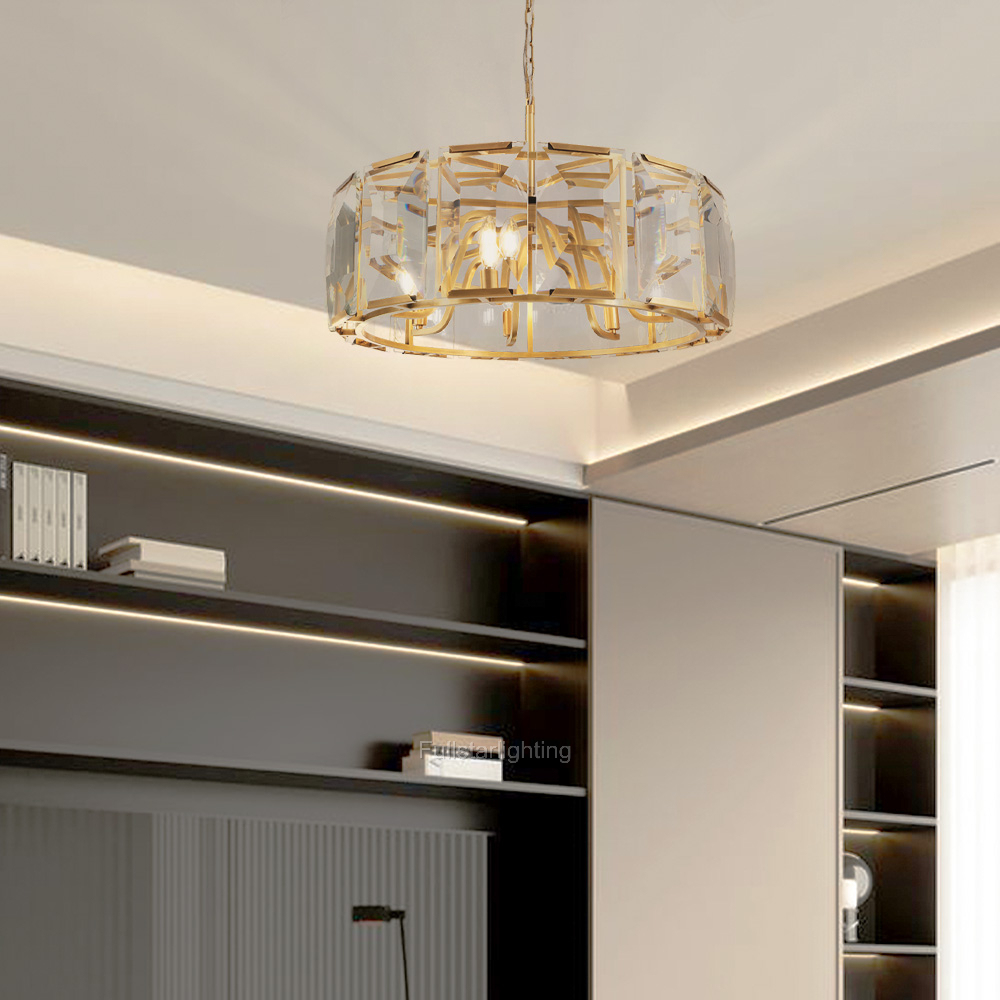 Kiko Crystal Round Chandelier 31"