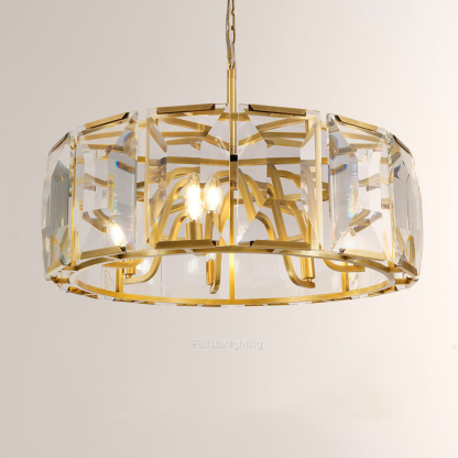 Kiko Crystal Round Chandelier 31"