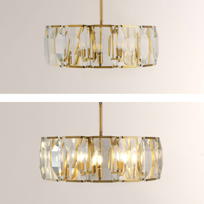 Kiko Crystal Round Chandelier 31"