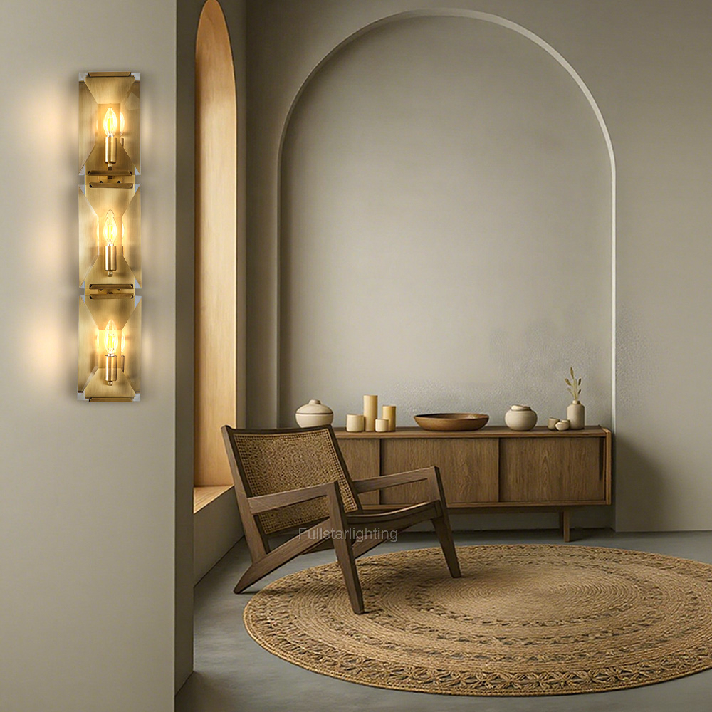 Kiko Crystal Triple Wall Sconce