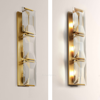 Kiko Crystal Triple Wall Sconce