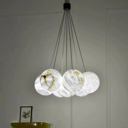 Alabaster Global Ceiling Pendant-Fullstarlighting