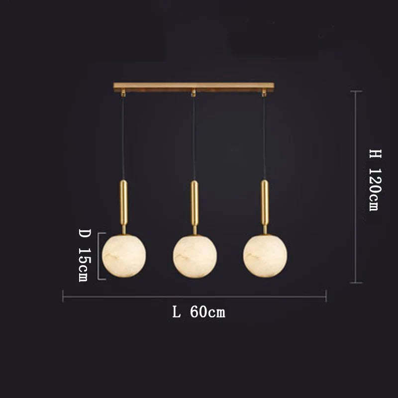 Alabaster Global Rod/Cord Pendant-Fullstarlighting