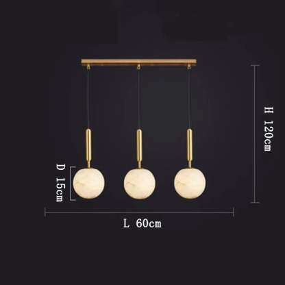Alabaster Global Rod/Cord Pendant-Fullstarlighting