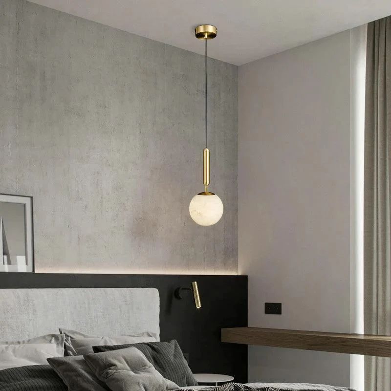 Alabaster Global Rod/Cord Pendant-Fullstarlighting