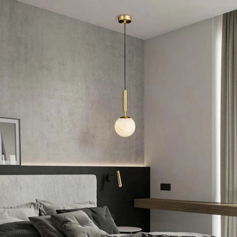 Alabaster Global Rod/Cord Pendant-Fullstarlighting