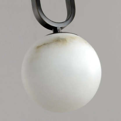 Alabaster Oval Ring Pendant-Fullstarlighting