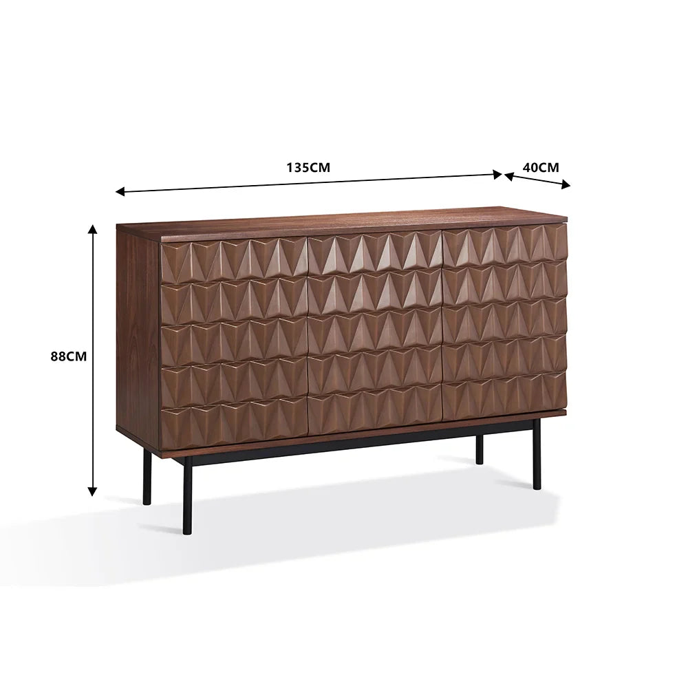 Arden 3D Textured Sideboard