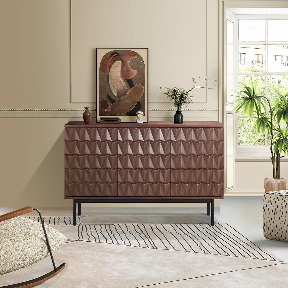 Arden 3D Textured Sideboard-Fullstarlighting