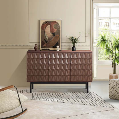 Arden 3D Textured Sideboard-Fullstarlighting