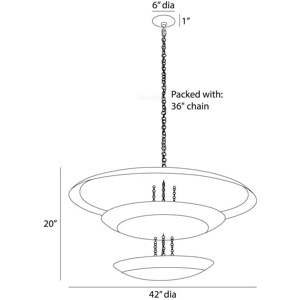 Florkllo Grand Chandelier 42"