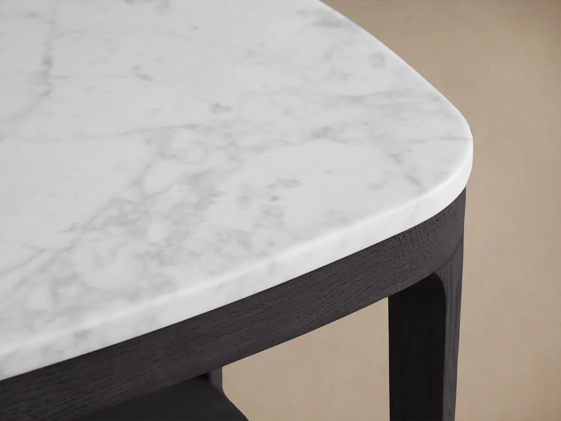 Danny 18" End Table Oak with Marble Top Modern Living Furniture