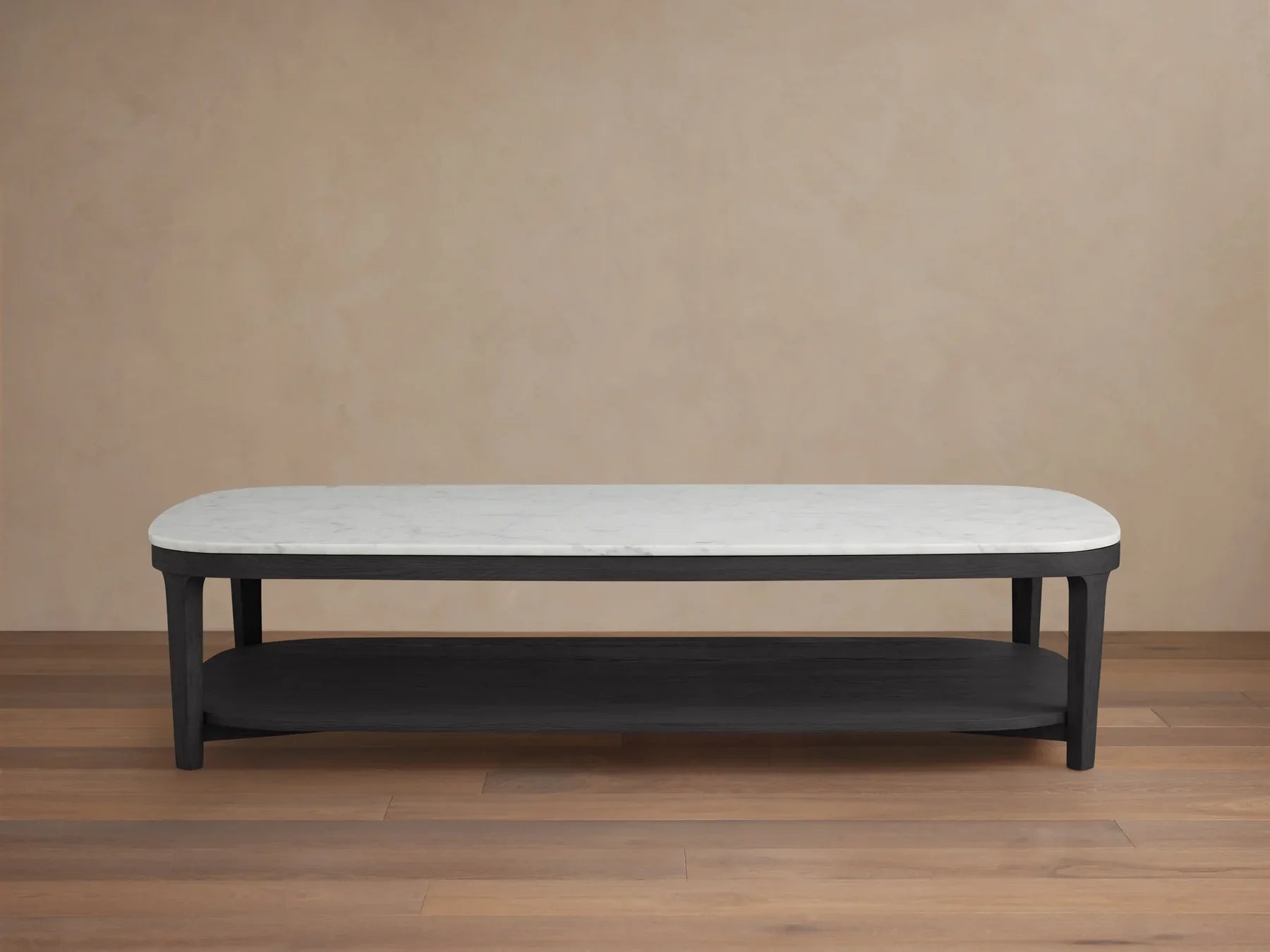Danny Coffee Table Oak with Marble Top Modern Living Furniture