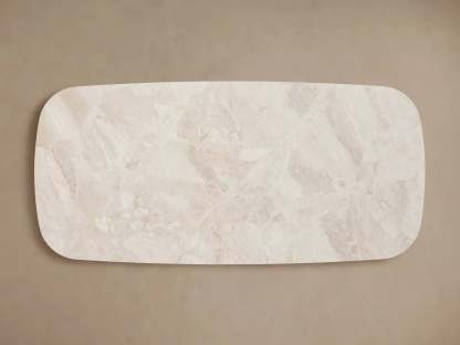 Danny Coffee Table Oak with Marble Top Modern Living Furniture