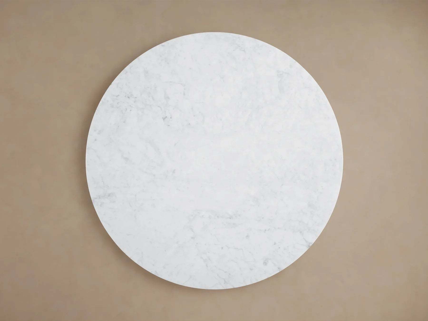 Danny Round Coffee Table Oak Wood Marble Top Contemporary Style