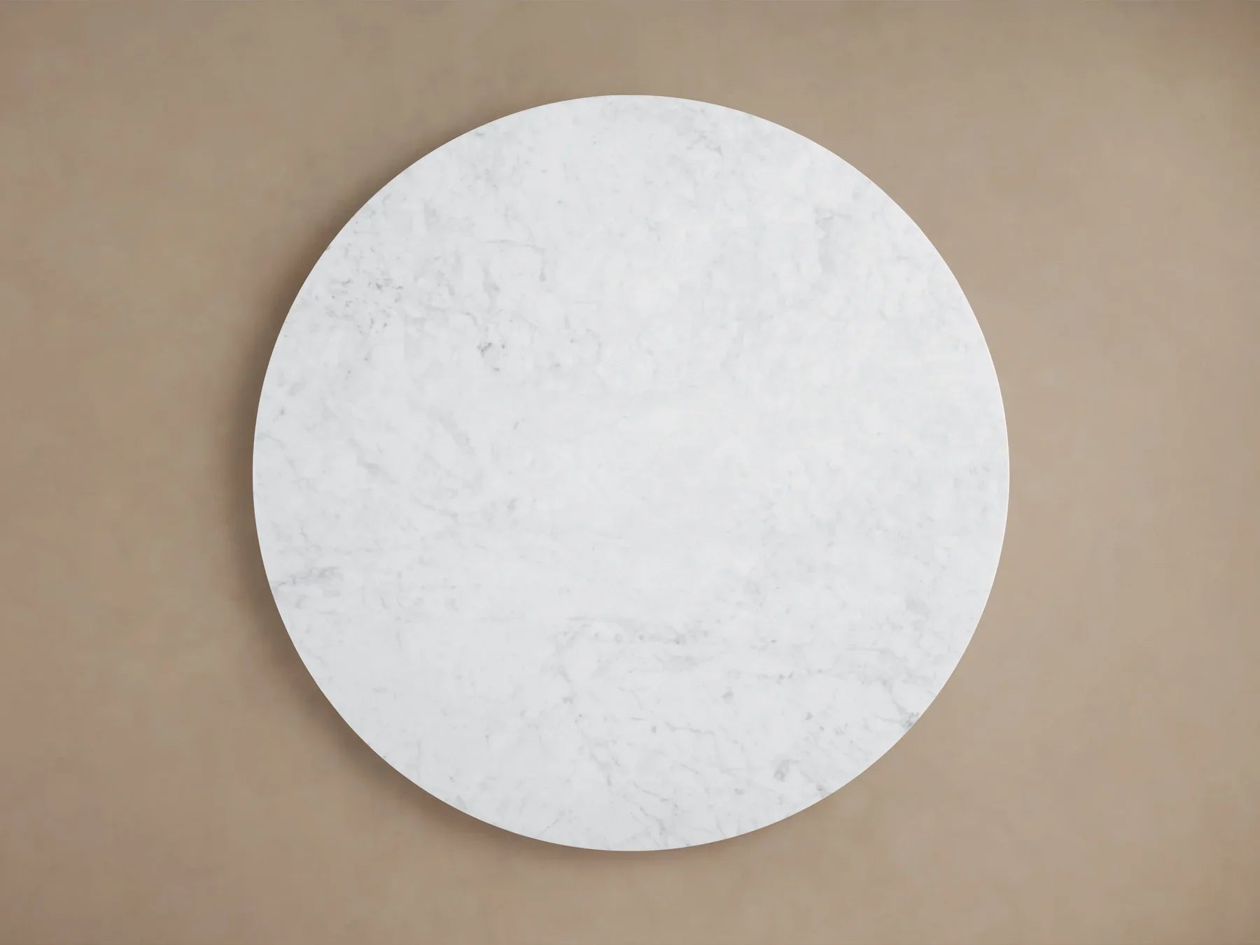 Danny Round Coffee Table Oak Wood Marble Top Contemporary Style