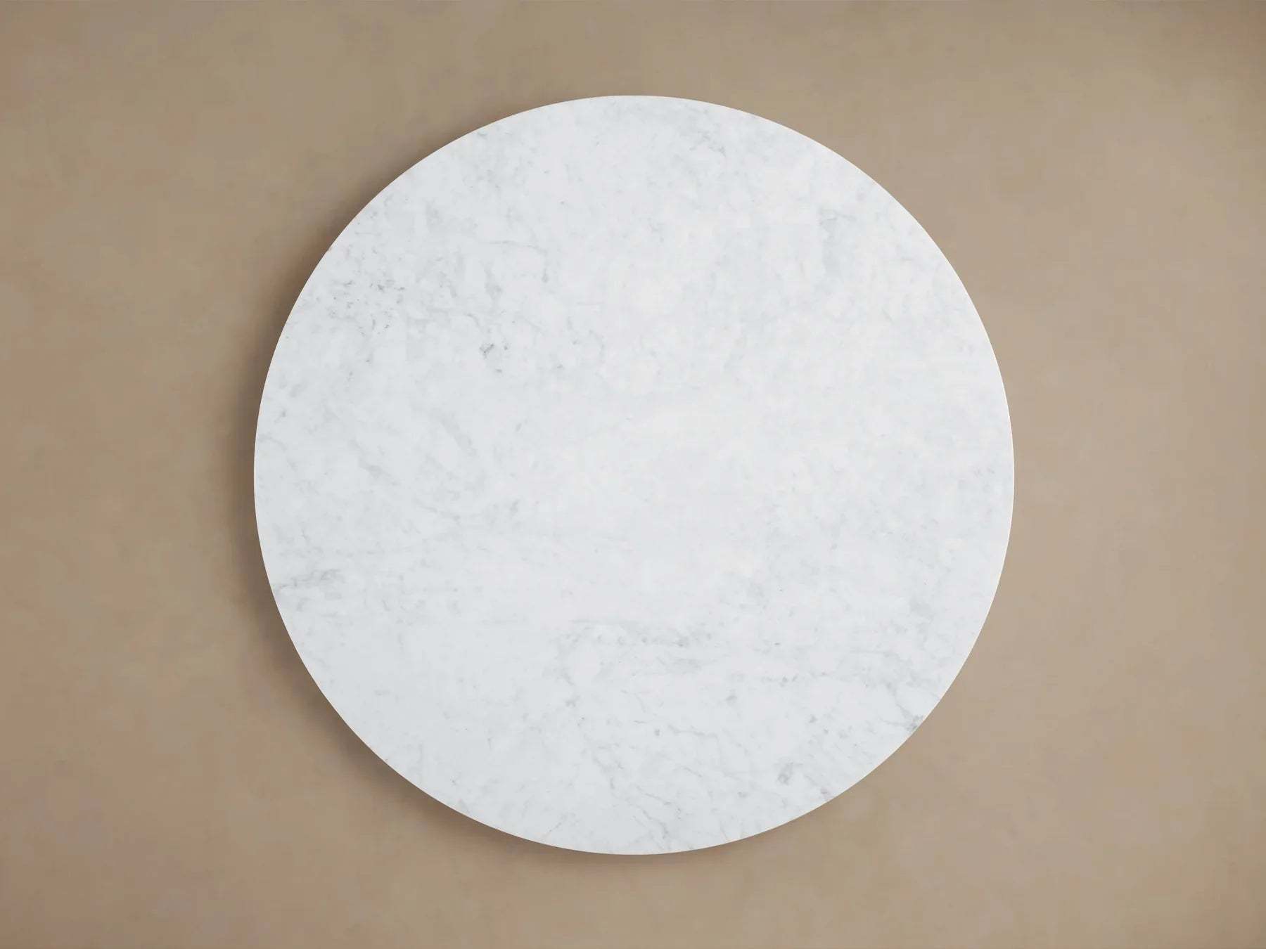 Danny Round Coffee Table Oak Wood Marble Top Contemporary Style