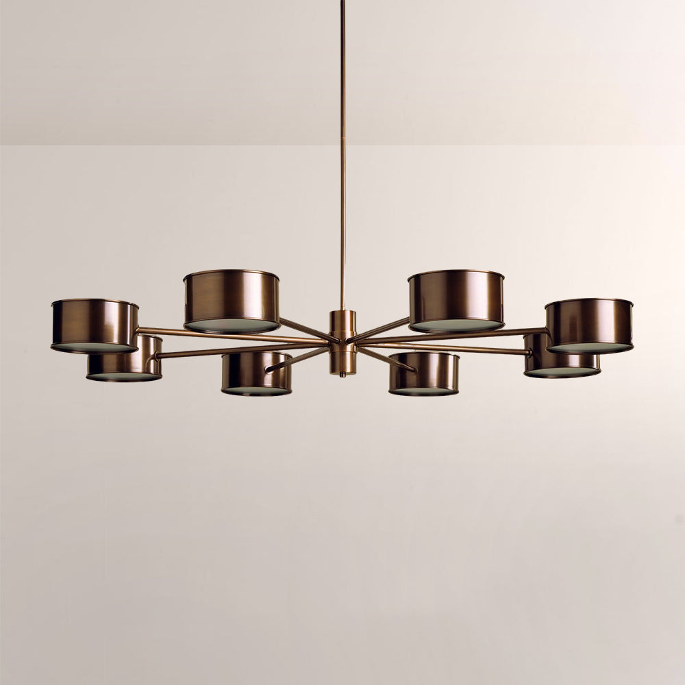 Daphna Metal Round Chandelier-Fullstarlighting