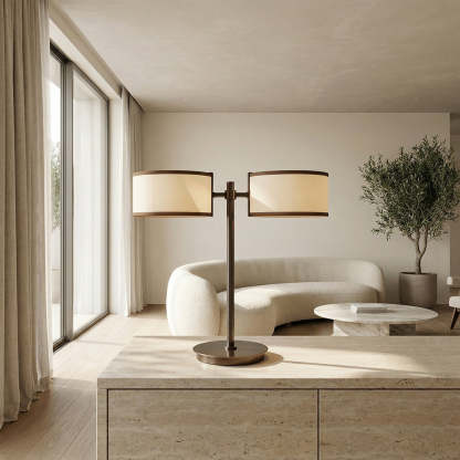 Daphna Dual-Shade Table Lamp-Fullstarlighting