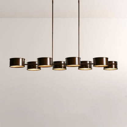 Daphna Linear Metal Drum Chandelier