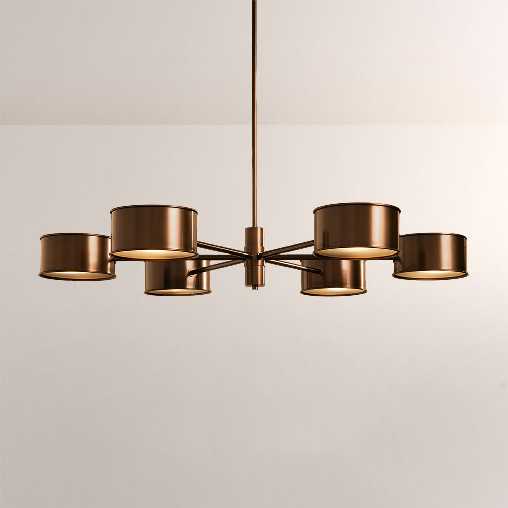 Daphna Metal Round Chandelier-Fullstarlighting