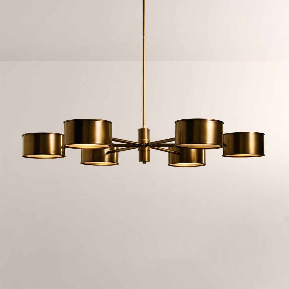 Daphna Metal Round Chandelier-Fullstarlighting