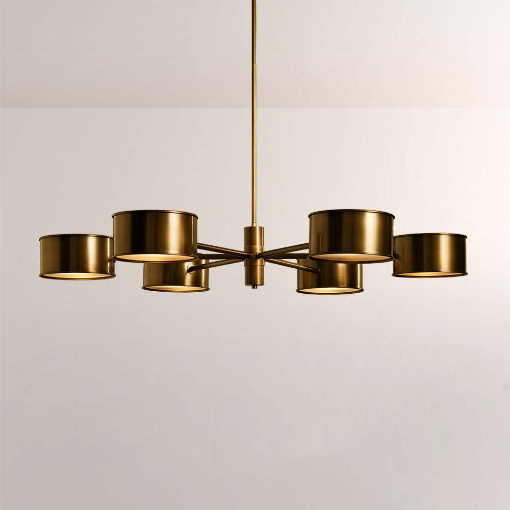 Daphna Metal Round Chandelier,dining room radial metal chandelier