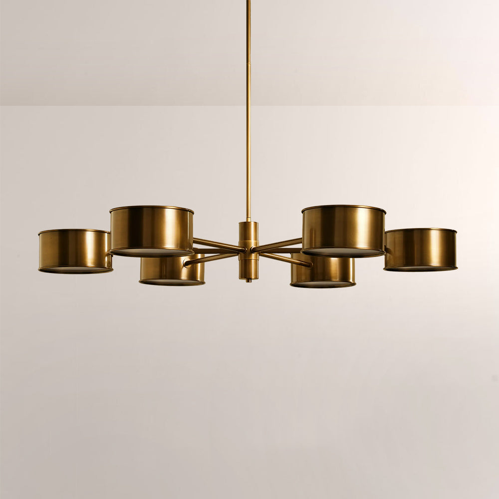 Daphna Metal Round Chandelier-Fullstarlighting