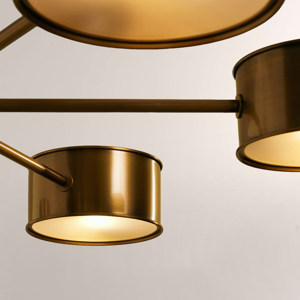 Daphna Metal Round Chandelier-Fullstarlighting