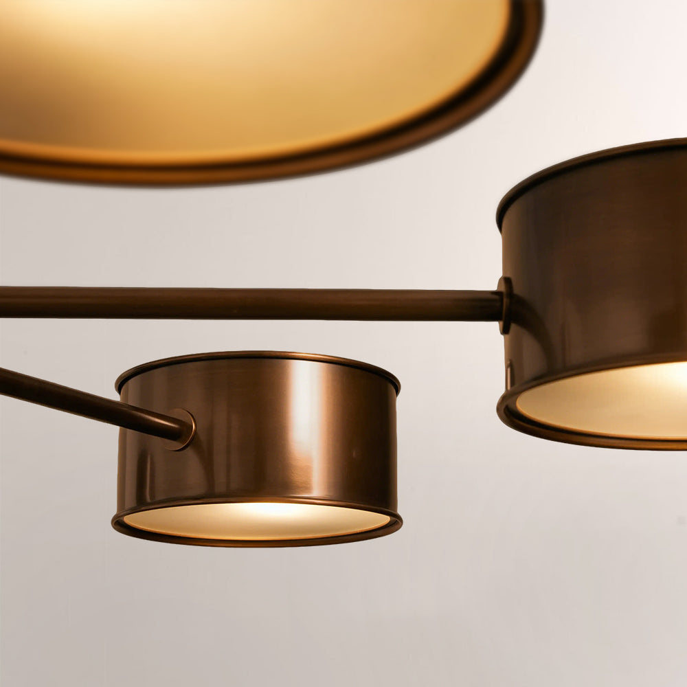Daphna Metal Round Chandelier-Fullstarlighting