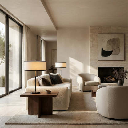 Daphna Single-Shade Table Lamp-Fullstarlighting