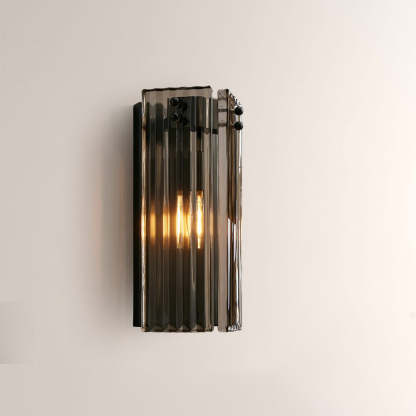 Delsia Fluted Glass Wall Sconce-Fullstarlighting