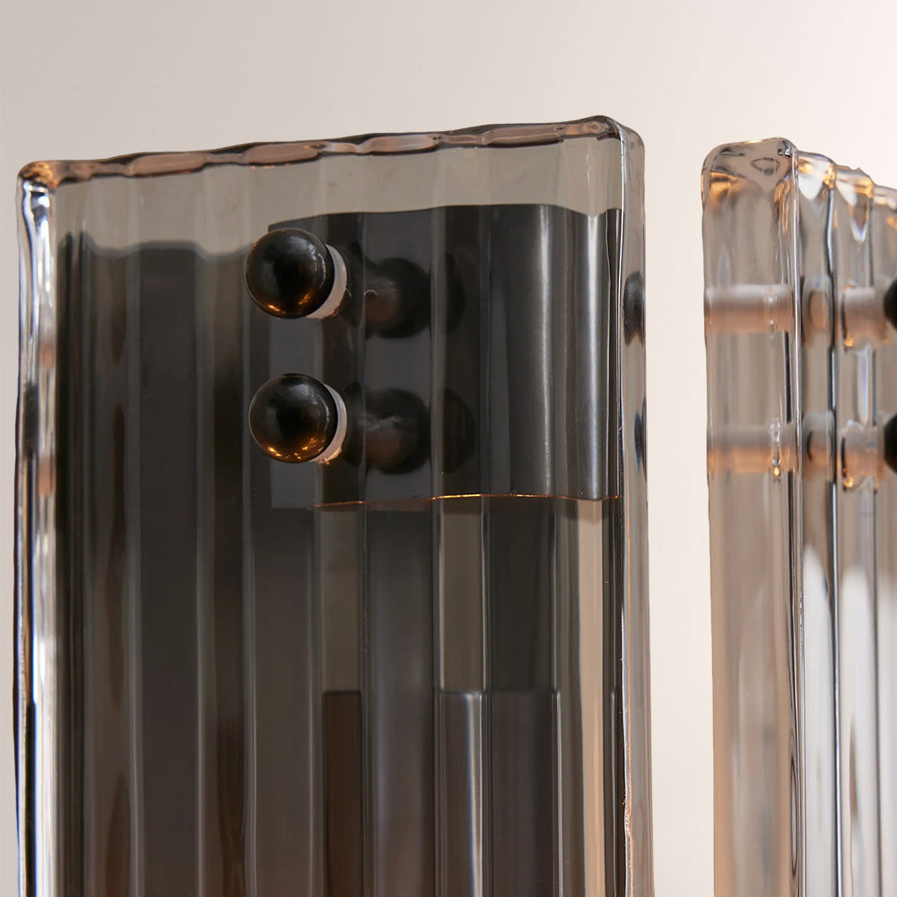 Delsia Fluted Glass Wall Sconce-Fullstarlighting
