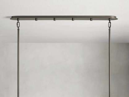 Delsie Oval Art Glass Chandelier 51''63''72''