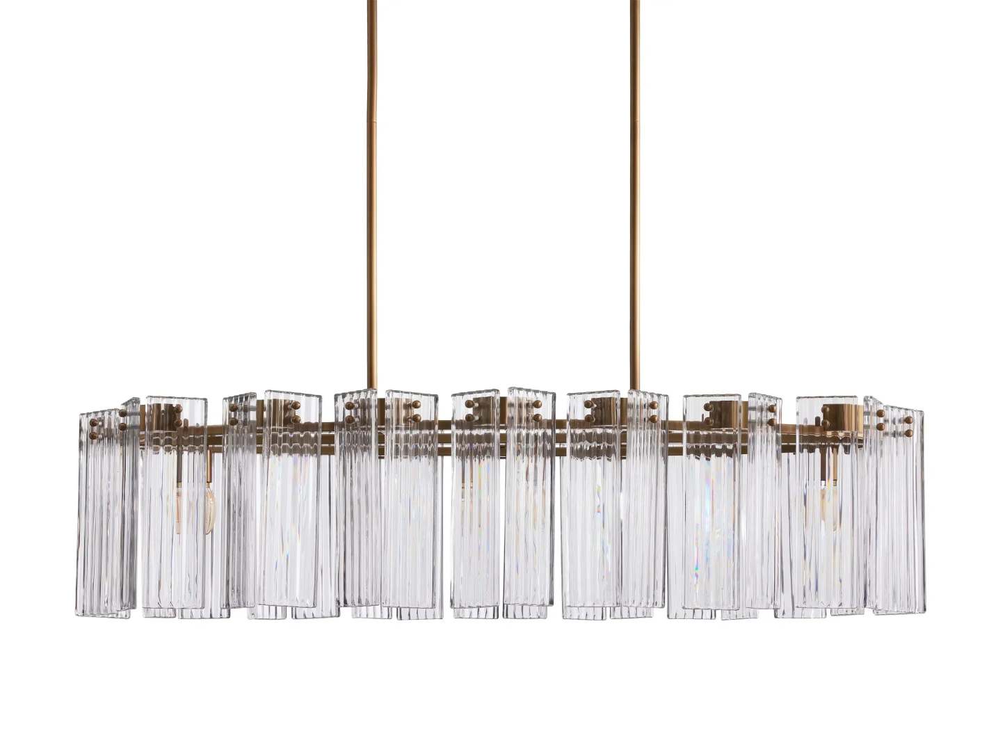 Delsie Oval Glass Chandelier 51''63''72'',ARHAUS,Dining Room Chandelier